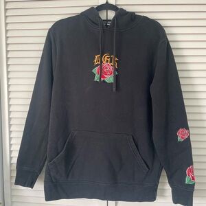 DGK Guadalupe embroidered black hoodie